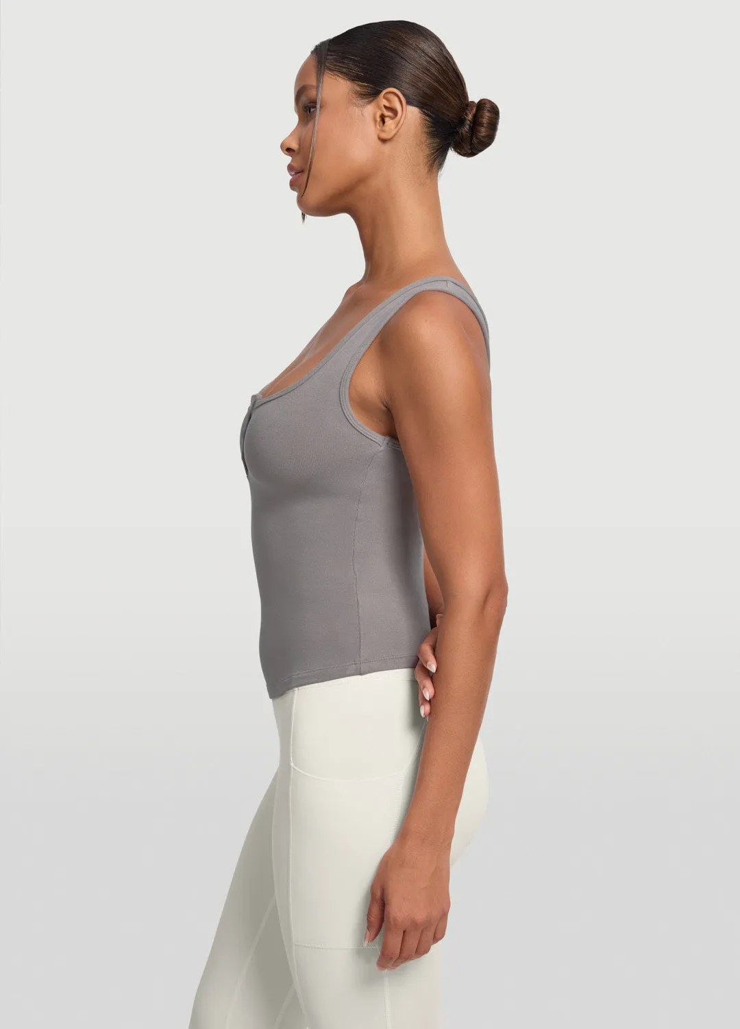 Button Front Tank Top sold by BetterMe product image thumbnail 2