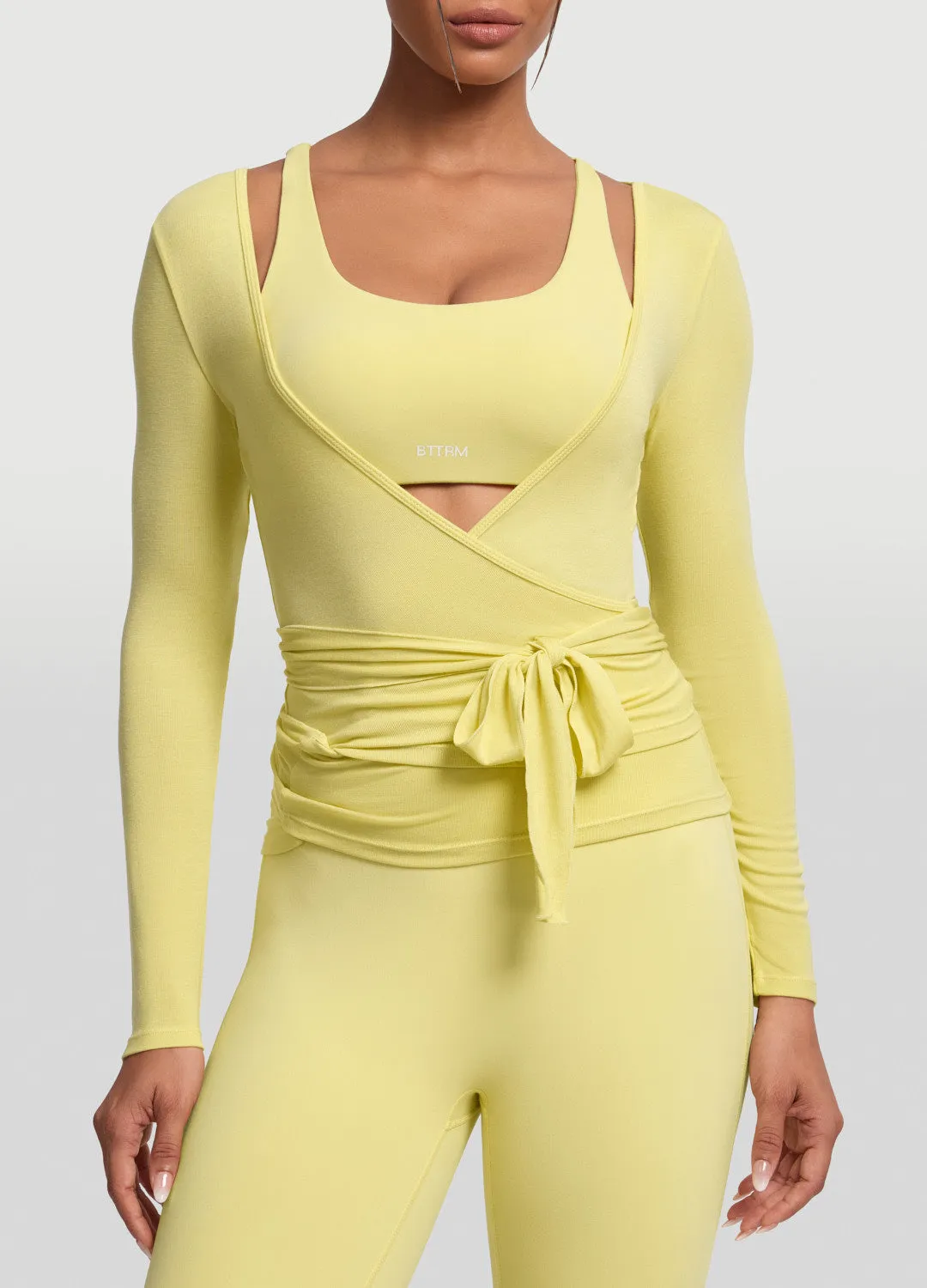 Seamless Pilates Wrap Top sold by BetterMe product image thumbnail 4