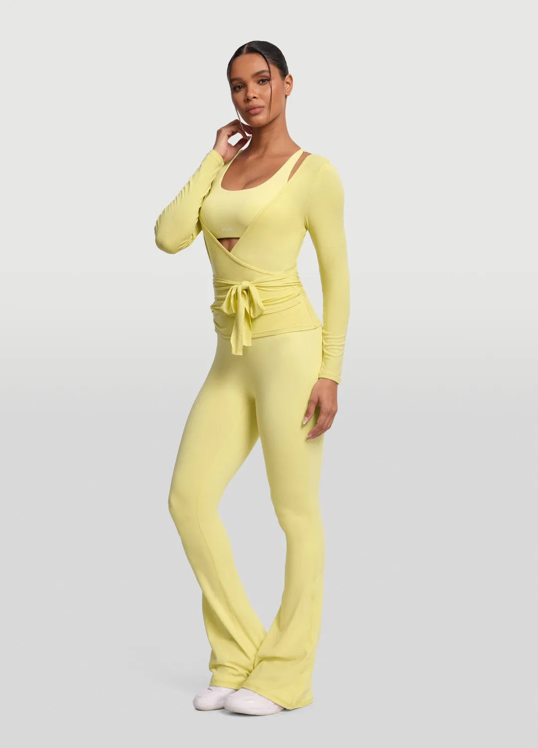 Seamless Pilates Wrap Top sold by BetterMe