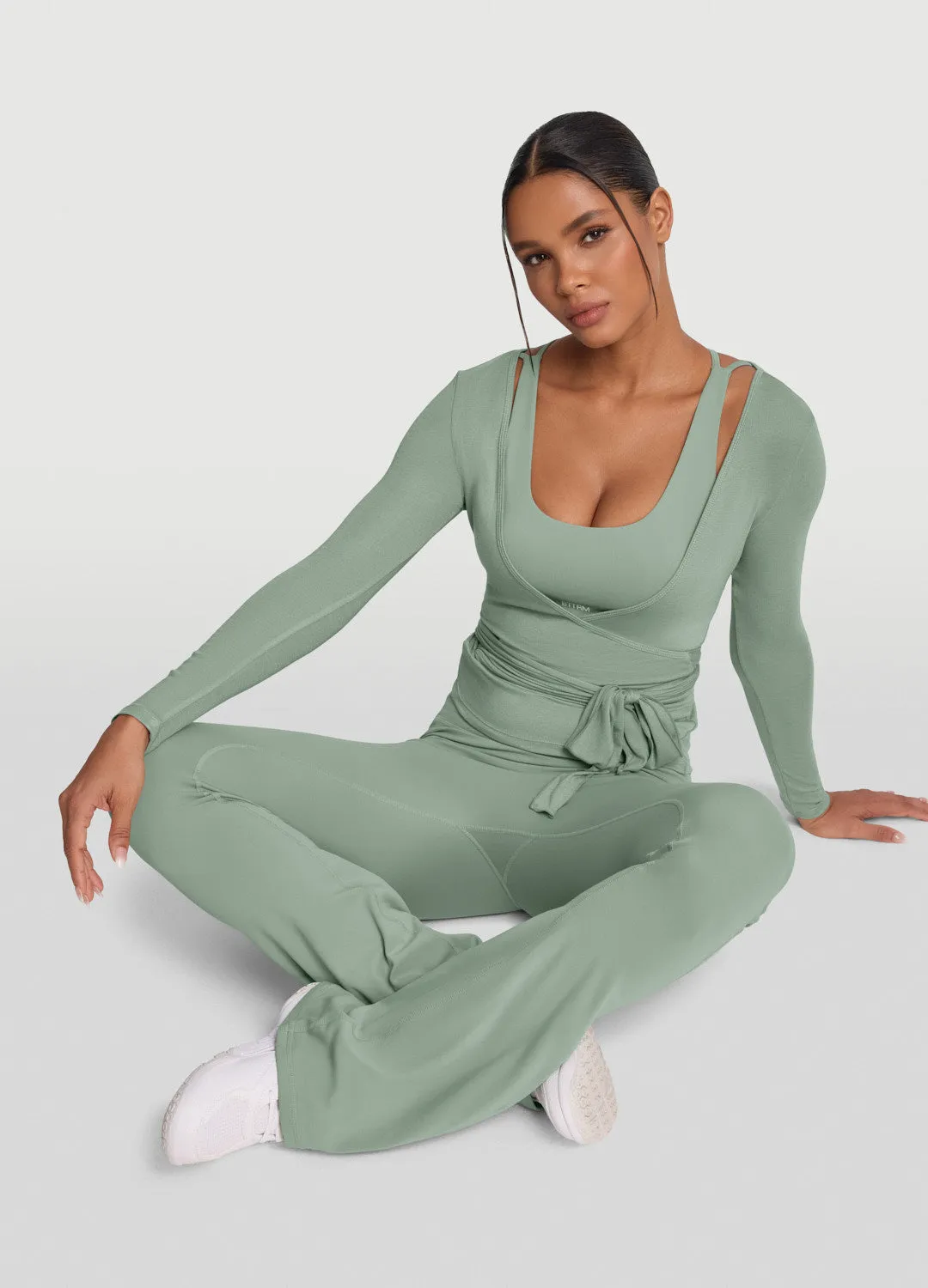 Seamless Pilates Wrap Top sold by BetterMe product image thumbnail 5