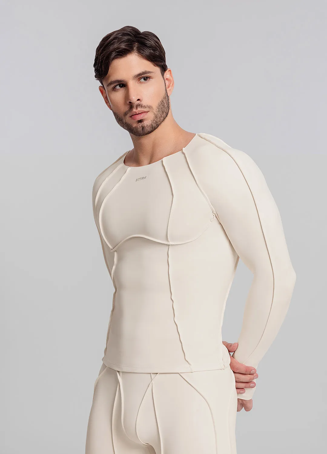 Contour Stitch Long Sleeve Top sold by BetterMe product image thumbnail 2