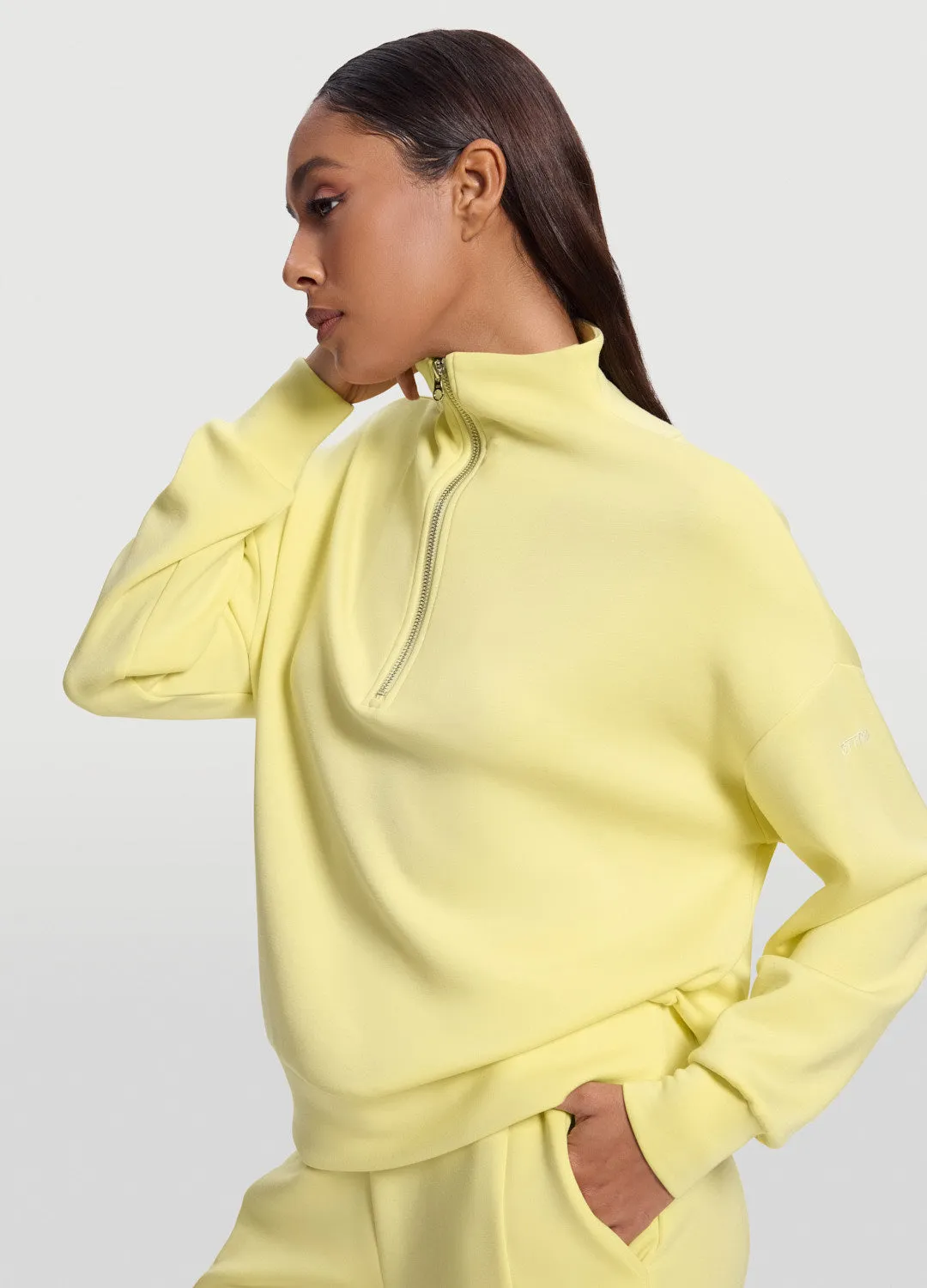 Half-Zip Long Sleeve Sweatshirt sold by BetterMe product image thumbnail 2
