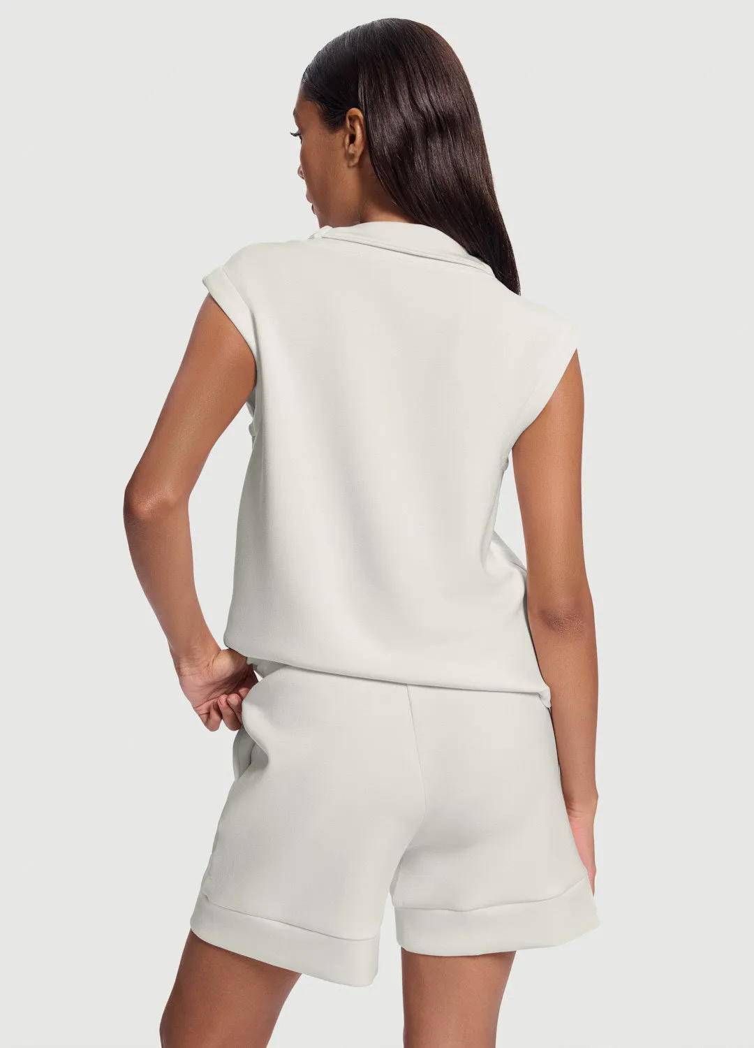 Sleeveless Half-Zip Sweatshirt sold by BetterMe product image thumbnail 3