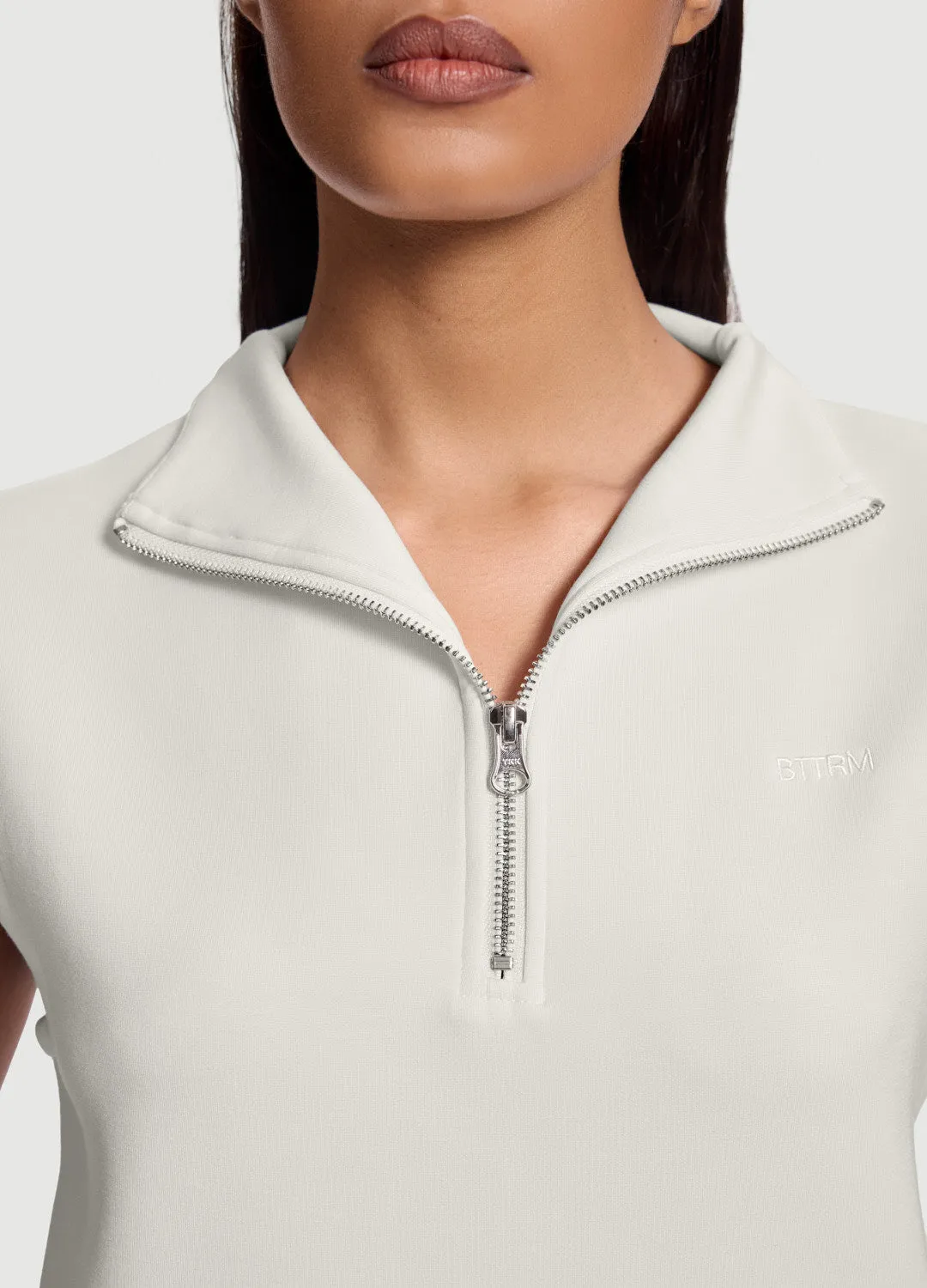Sleeveless Half-Zip Sweatshirt sold by BetterMe product image thumbnail 4