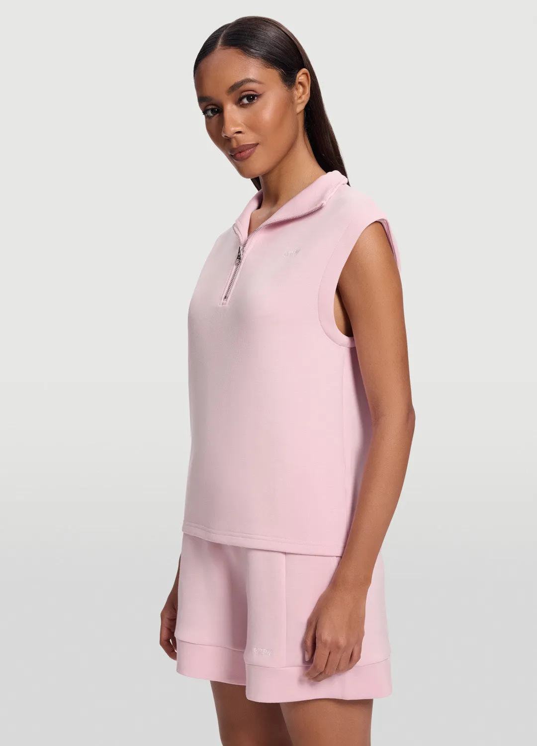 Sleeveless Half-Zip Sweatshirt sold by BetterMe product image thumbnail 2