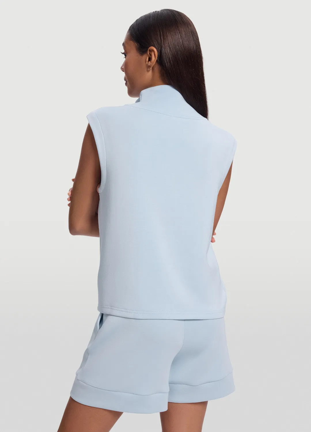Sleeveless Half-Zip Sweatshirt sold by BetterMe product image thumbnail 3