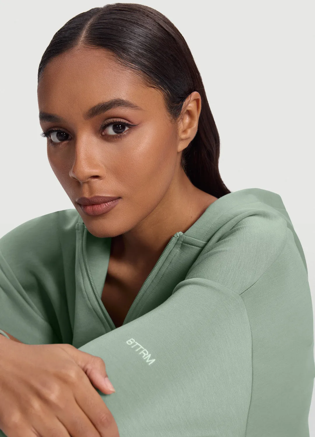 Oversized Zip-Up Hoodie sold by BetterMe product image thumbnail 4