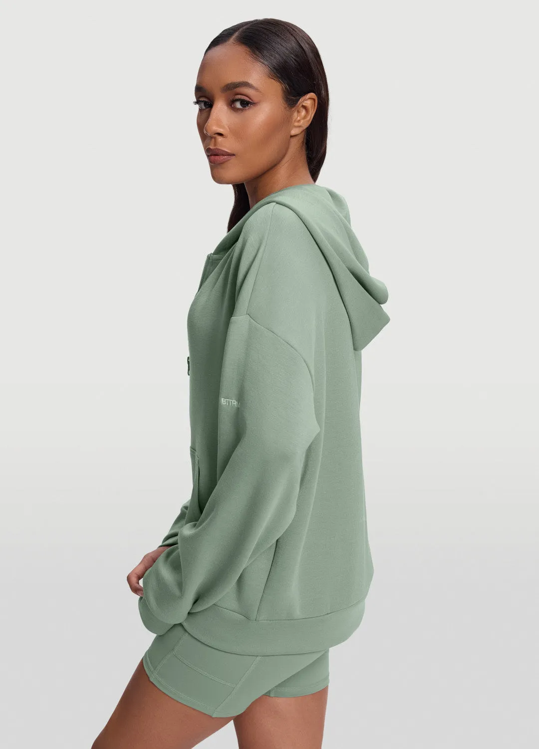 Oversized Zip-Up Hoodie sold by BetterMe product image thumbnail 2
