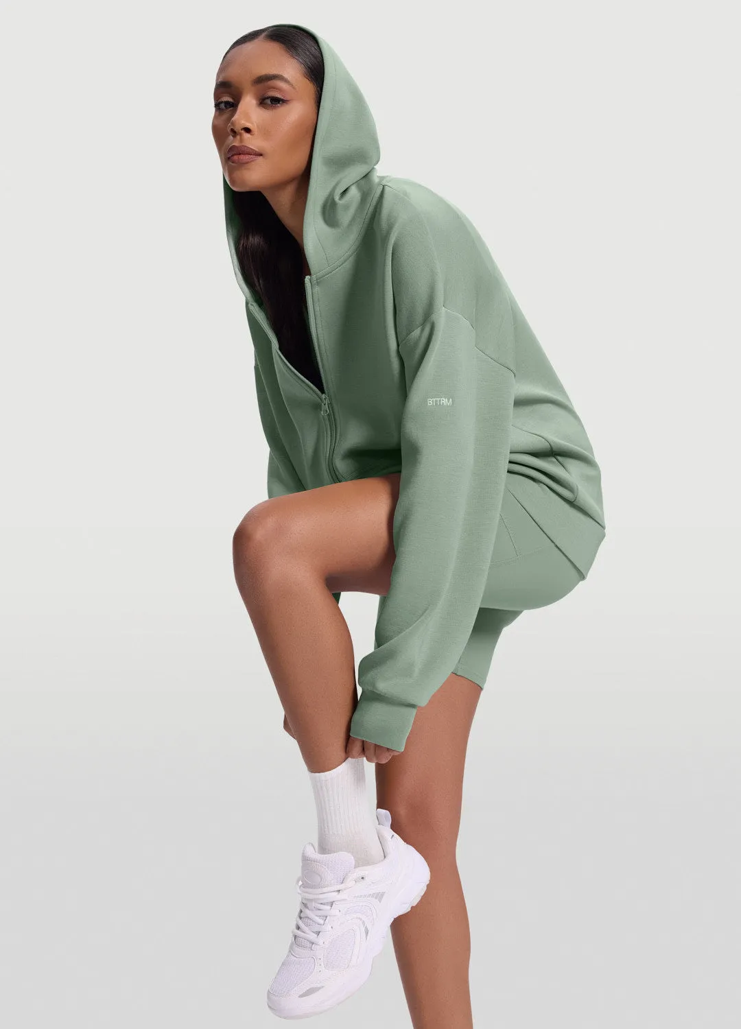 Oversized Zip-Up Hoodie sold by BetterMe product image thumbnail 5