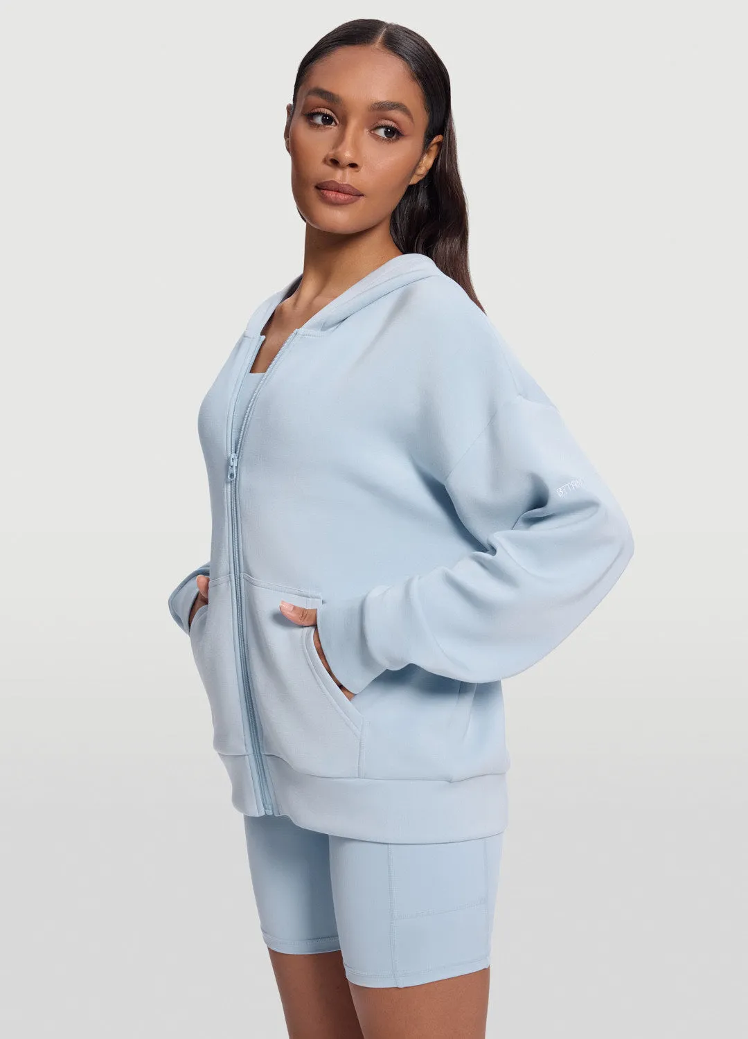Oversized Zip-Up Hoodie sold by BetterMe product image thumbnail 2