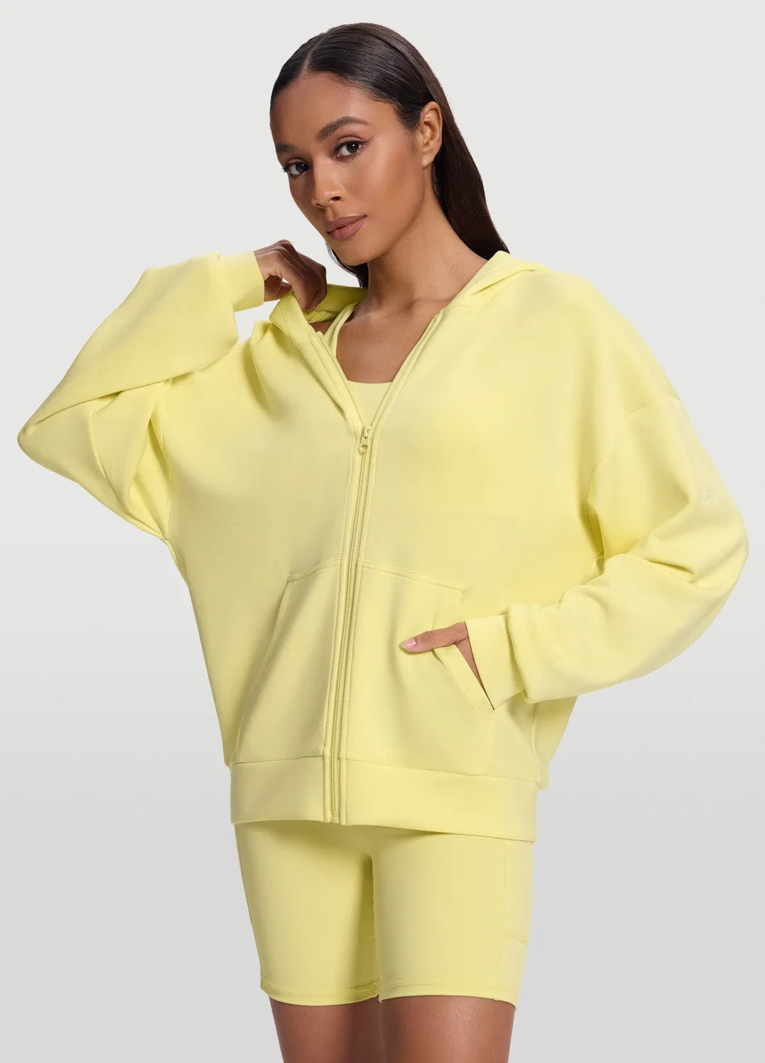 Oversized Zip-Up Hoodie sold by BetterMe product image thumbnail 4