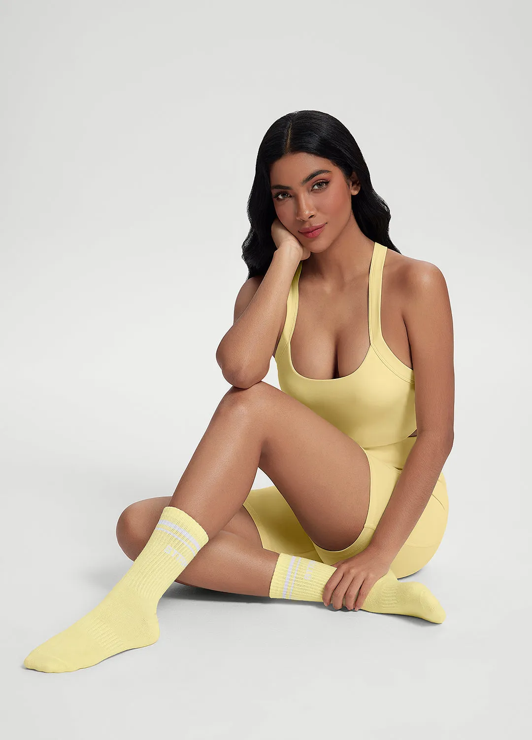 Unisex Half-Crew Socks sold by BetterMe product image thumbnail 4