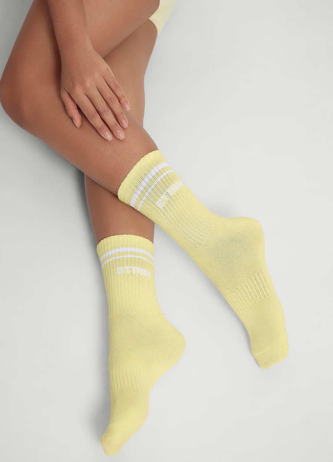 Unisex Half-Crew Socks sold by BetterMe product image thumbnail 3