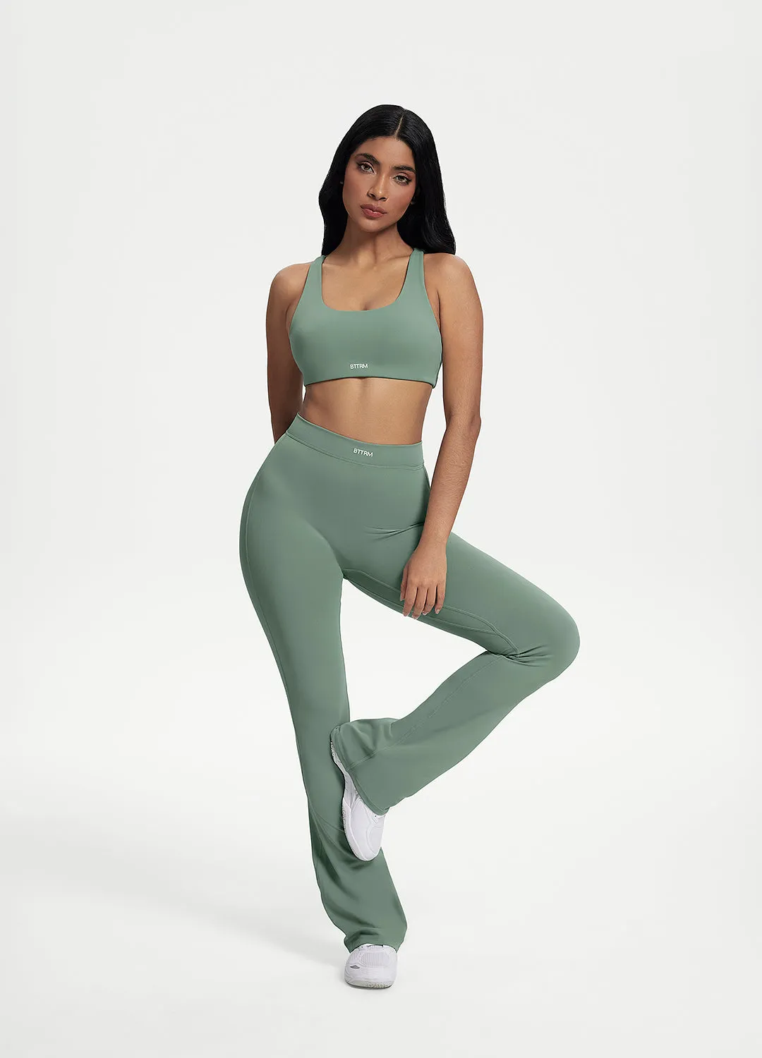 Scrunch Back Flared Leggings sold by BetterMe product image thumbnail 5