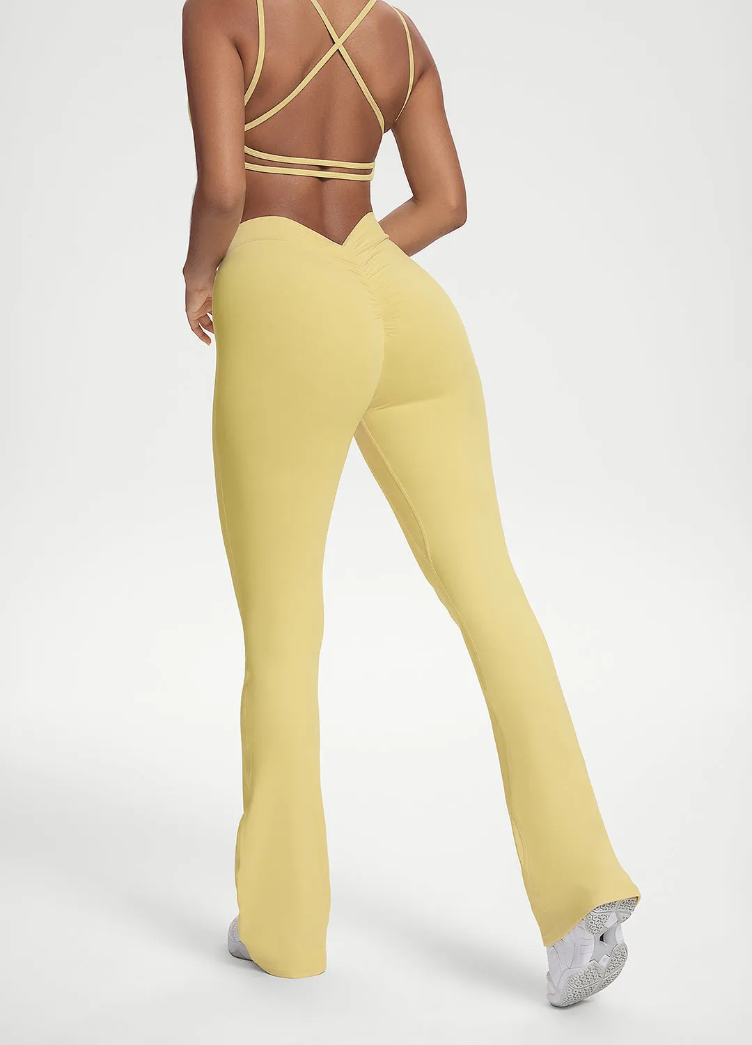 Scrunch Back Flared Leggings sold by BetterMe product image thumbnail 3