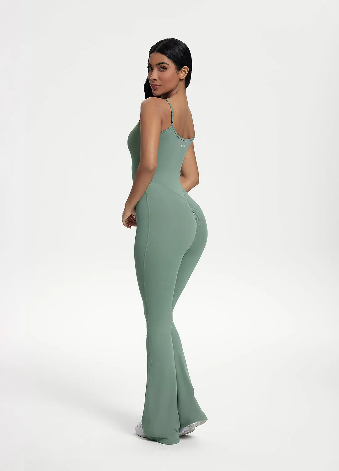 Flared Scrunch Jumpsuit sold by BetterMe product image thumbnail 2