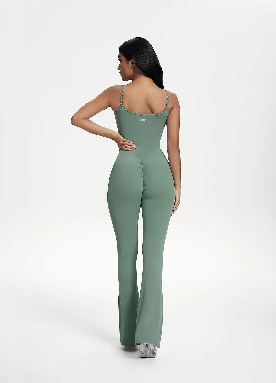 Flared Scrunch Jumpsuit sold by BetterMe product image thumbnail 3