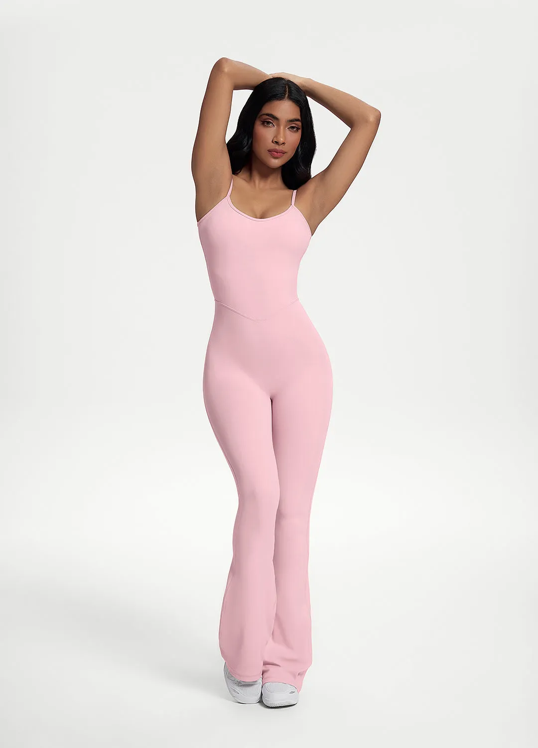 Flared Scrunch Jumpsuit sold by BetterMe