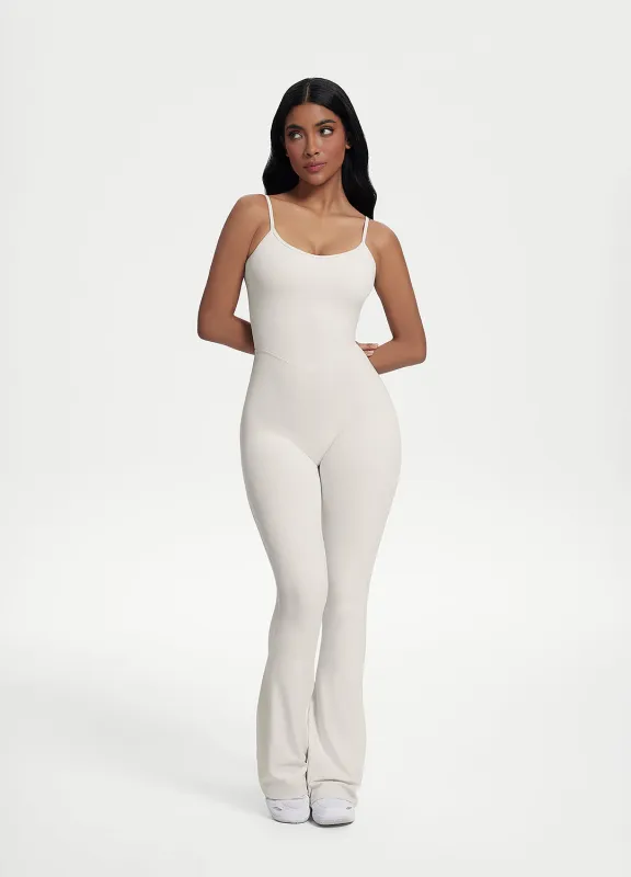 Flared Scrunch Jumpsuit sold by BetterMe