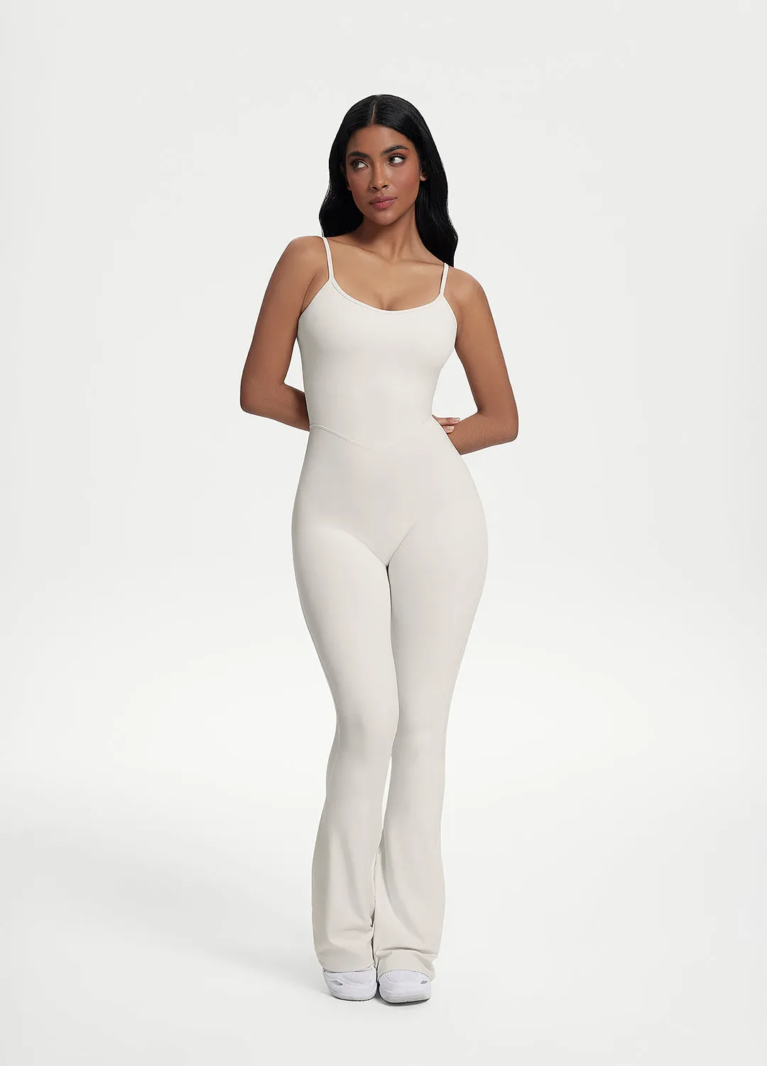 Flared Scrunch Jumpsuit sold by BetterMe