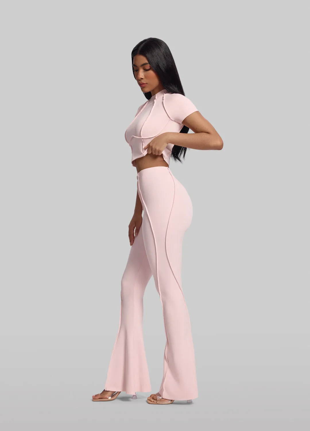 Longline Flare Leggings sold by BetterMe product image thumbnail 2