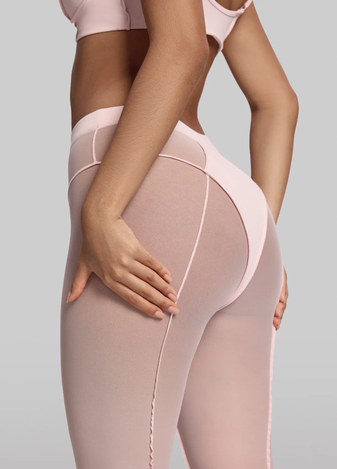 Semi-Sheer High-Rise Leggings sold by BetterMe product image thumbnail 4