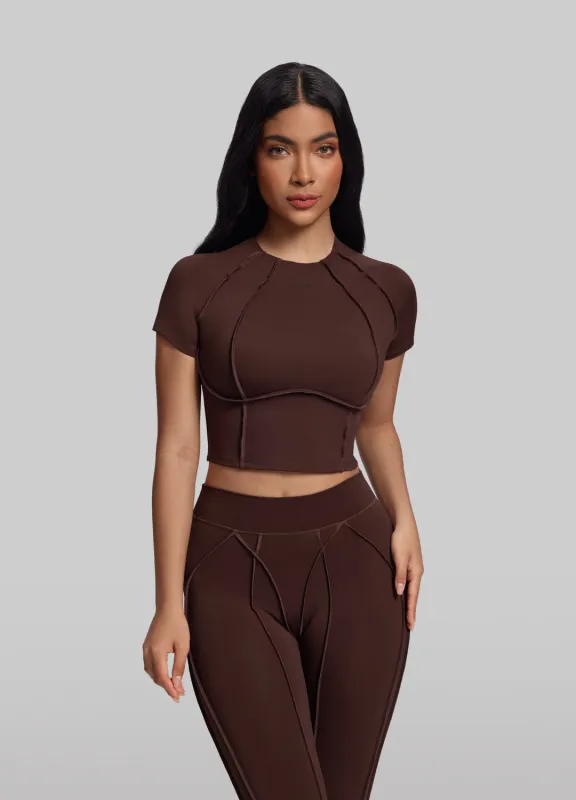 Contour Stitch Crop Top sold by BetterMe