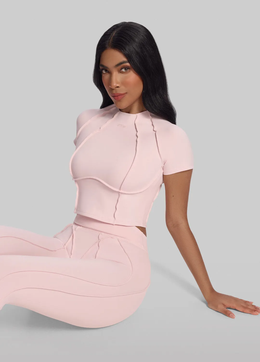 Contour Stitch Crop Top sold by BetterMe product image thumbnail 5