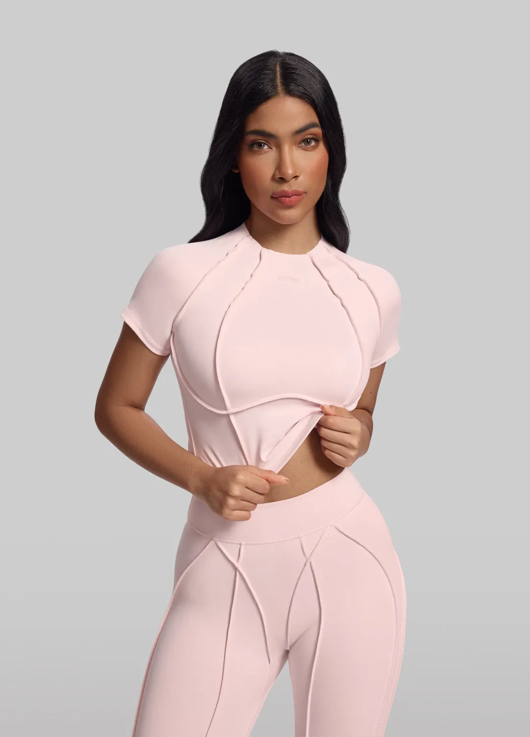 Contour Stitch Crop Top sold by BetterMe product image thumbnail 4