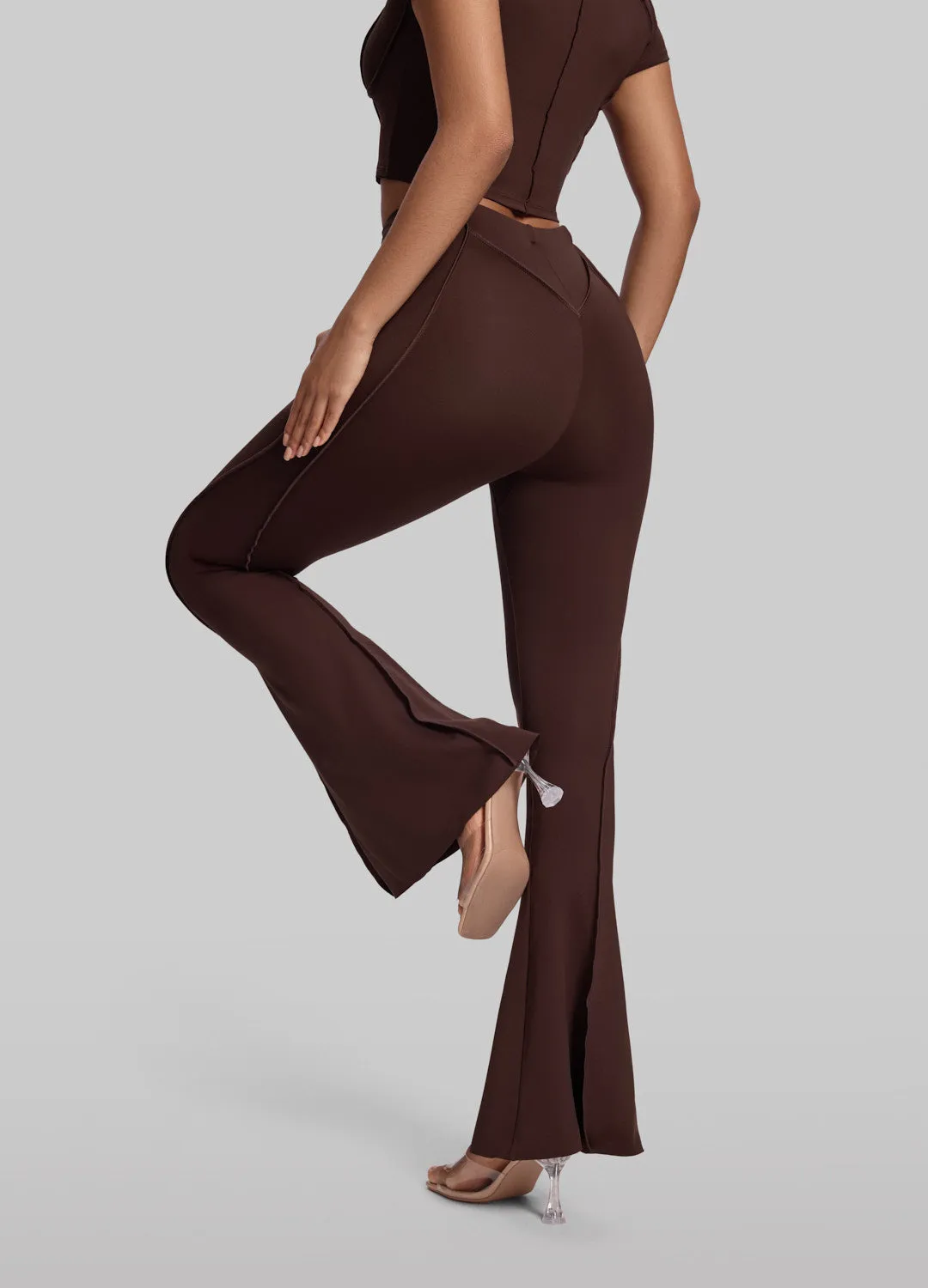 Longline Flare Leggings sold by BetterMe product image thumbnail 5