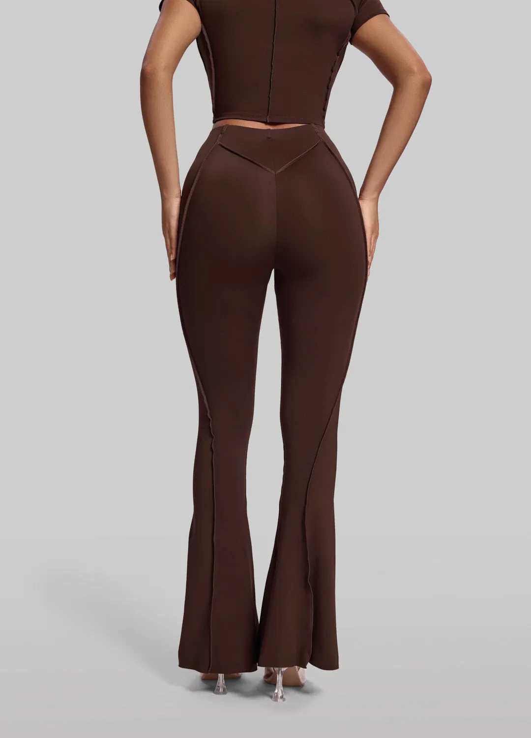 Longline Flare Leggings sold by BetterMe product image thumbnail 3