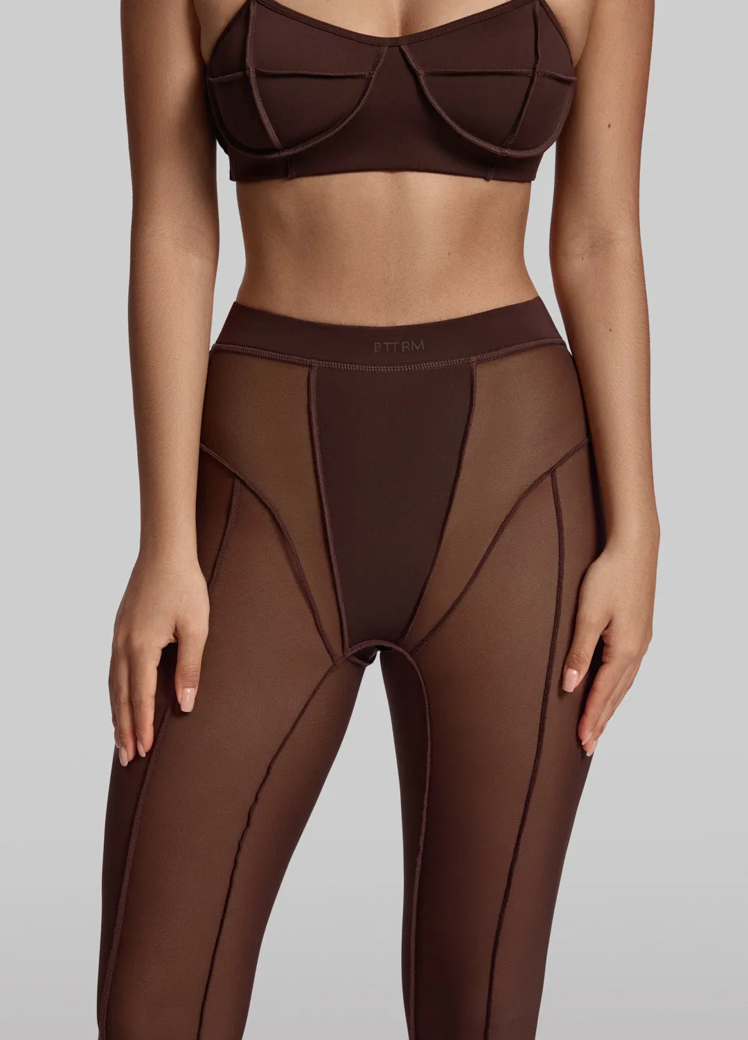 Semi-Sheer High-Rise Leggings sold by BetterMe product image thumbnail 4