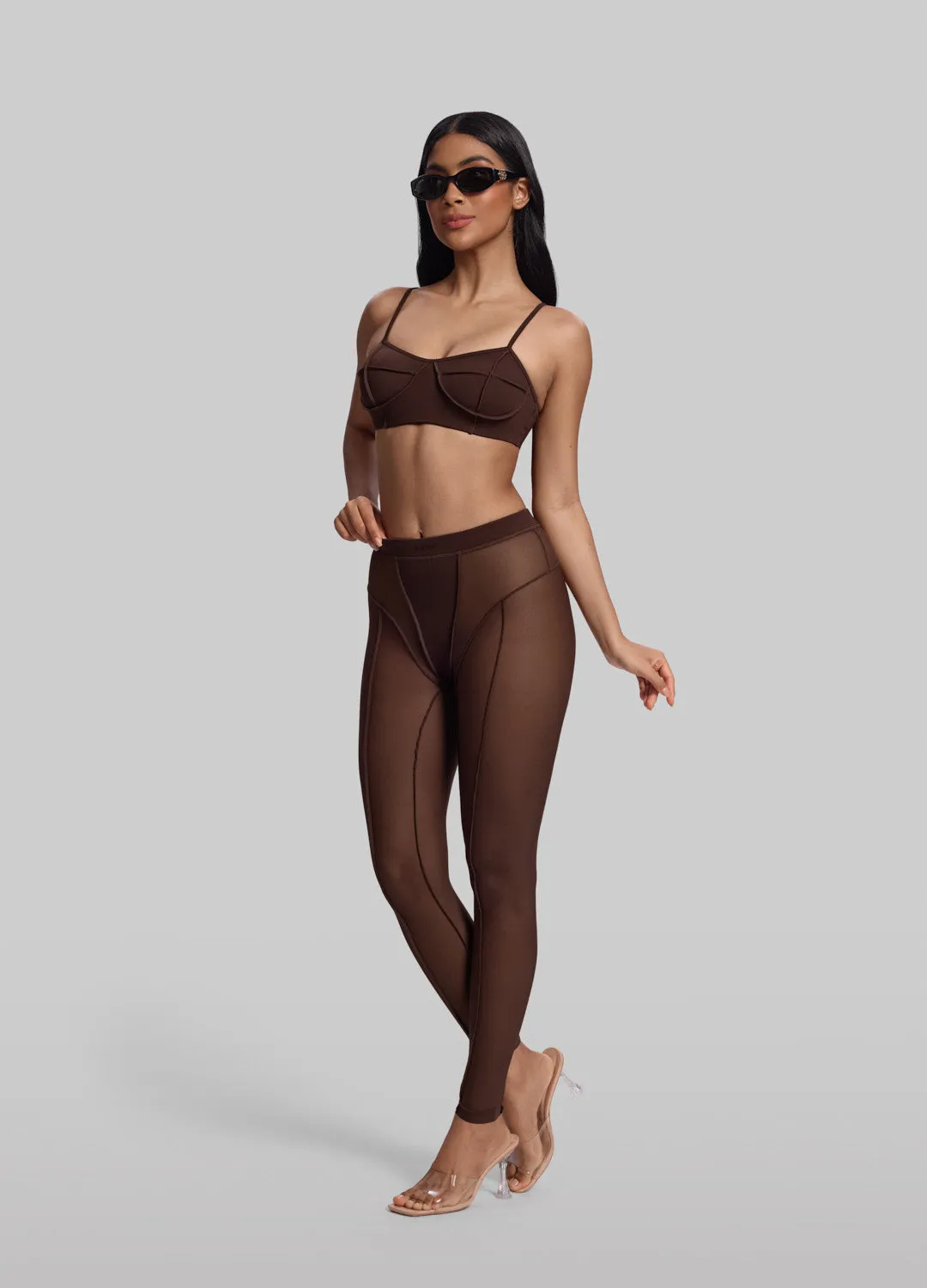 Semi-Sheer High-Rise Leggings sold by BetterMe product image thumbnail 5