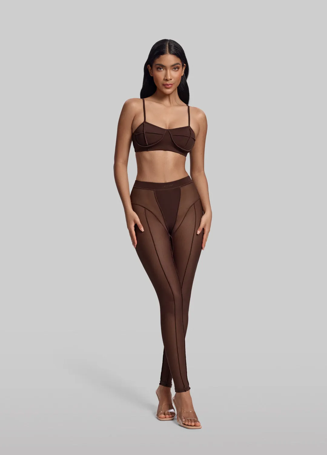Semi-Sheer High-Rise Leggings sold by BetterMe