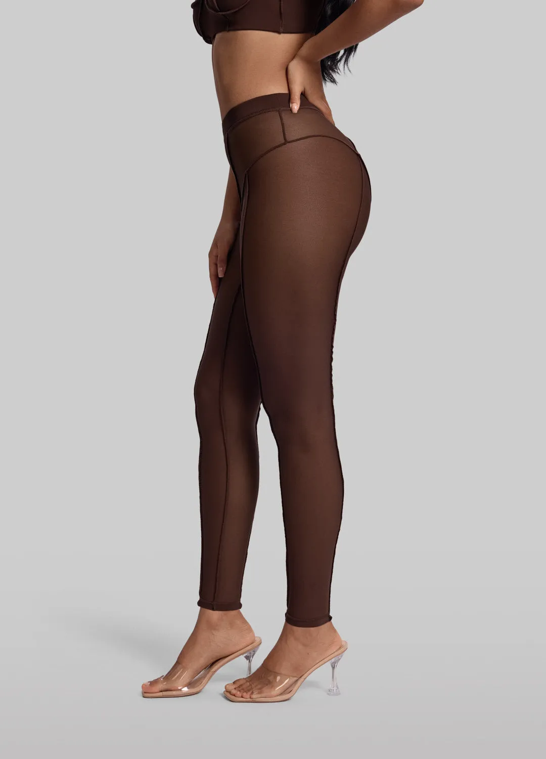 Semi-Sheer High-Rise Leggings sold by BetterMe product image thumbnail 2