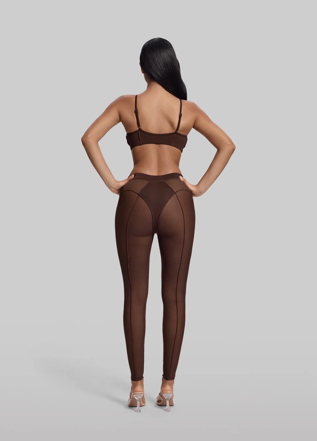 Semi-Sheer High-Rise Leggings sold by BetterMe product image thumbnail 3