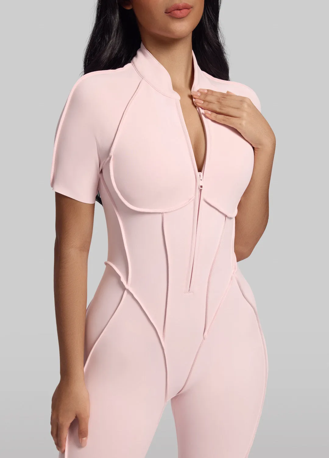 Short Sleeve Full-Length Catsuit sold by BetterMe product image thumbnail 4