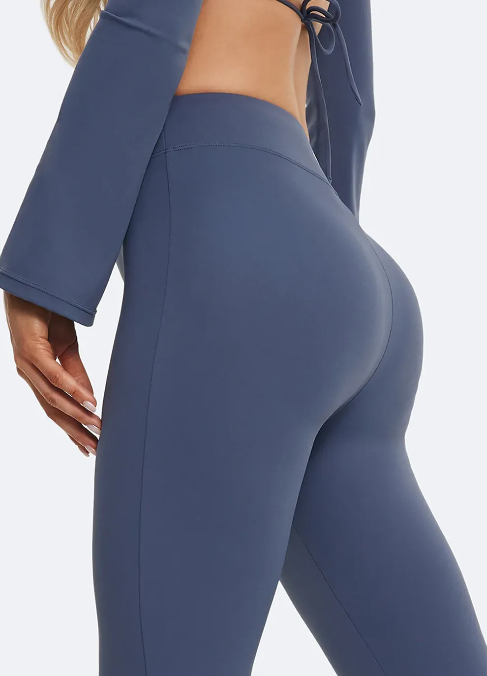 High-Waisted Flare & Zip Jacket Set sold by BetterMe product image thumbnail 2