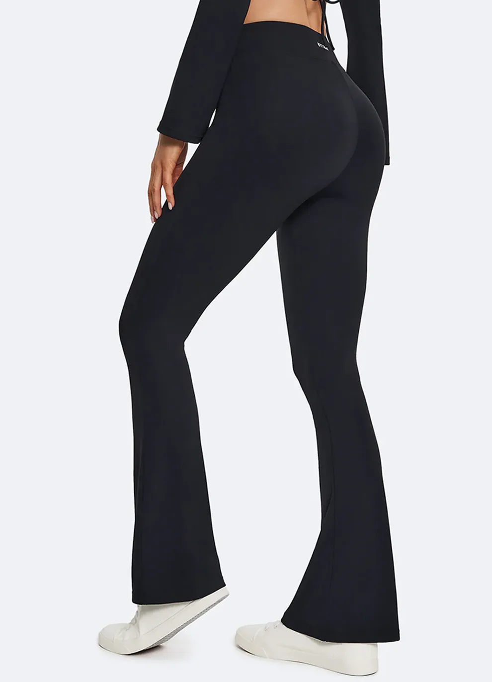 High-Waisted Flare & Zip Jacket Set sold by BetterMe product image thumbnail 2