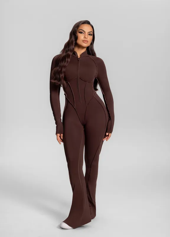 Flared Closed-Back Catsuit sold by BetterMe