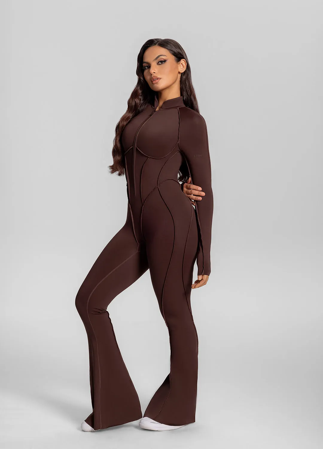 Flared Closed-Back Catsuit sold by BetterMe product image thumbnail 2