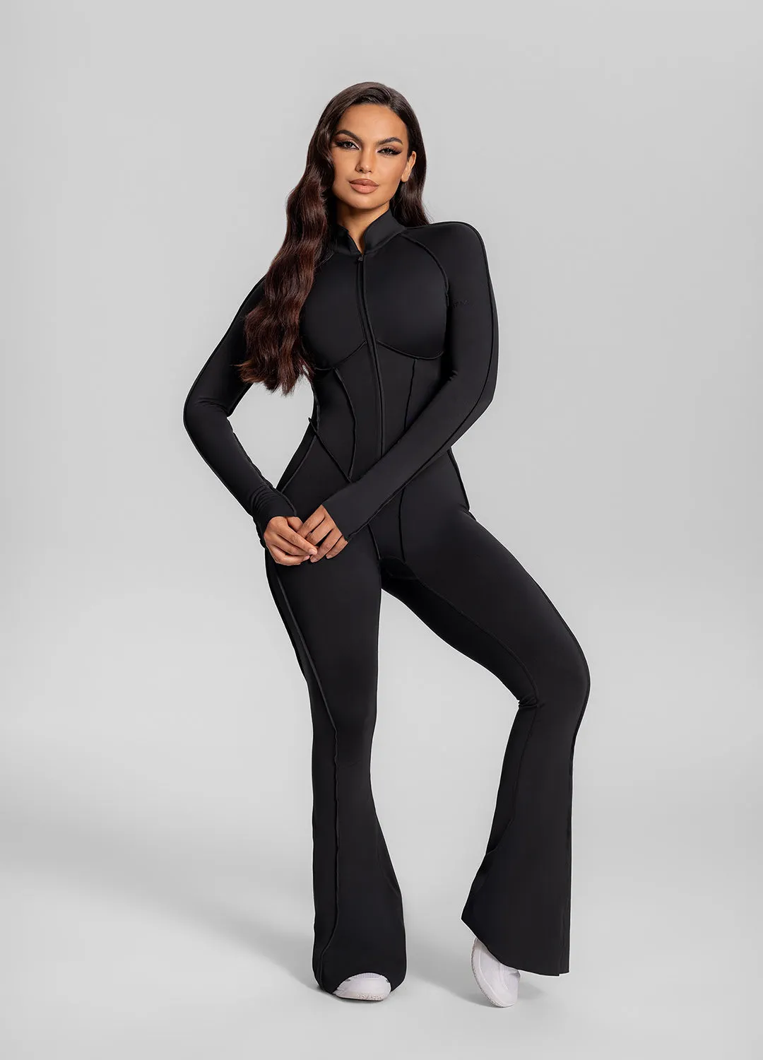 Flared Closed-Back Catsuit sold by BetterMe