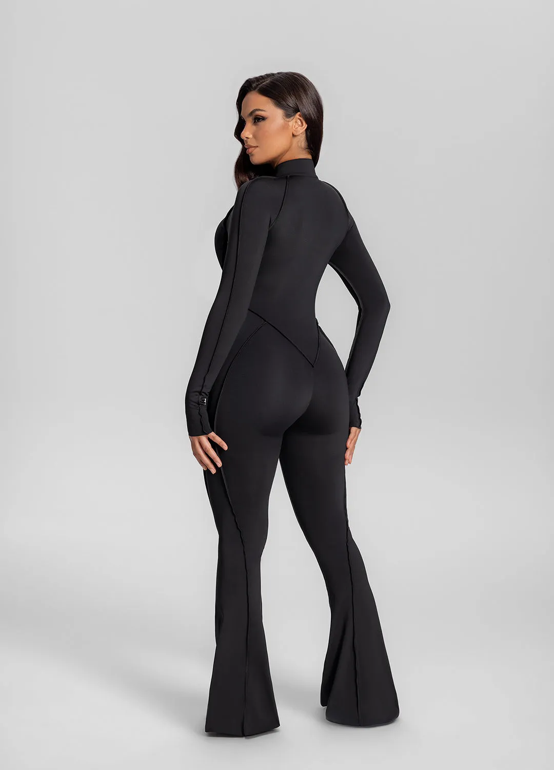 Flared Closed-Back Catsuit sold by BetterMe product image thumbnail 3