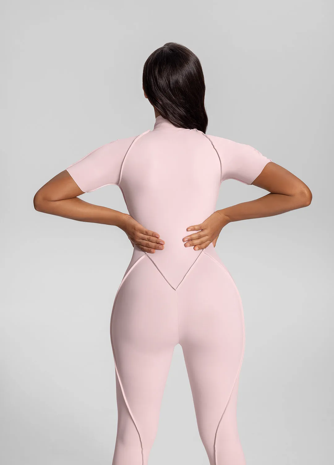 Short Sleeve Closed-Back Catsuit sold by BetterMe product image thumbnail 4