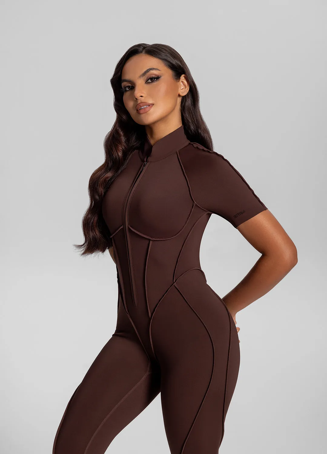 Short Sleeve Closed-Back Catsuit sold by BetterMe product image thumbnail 5
