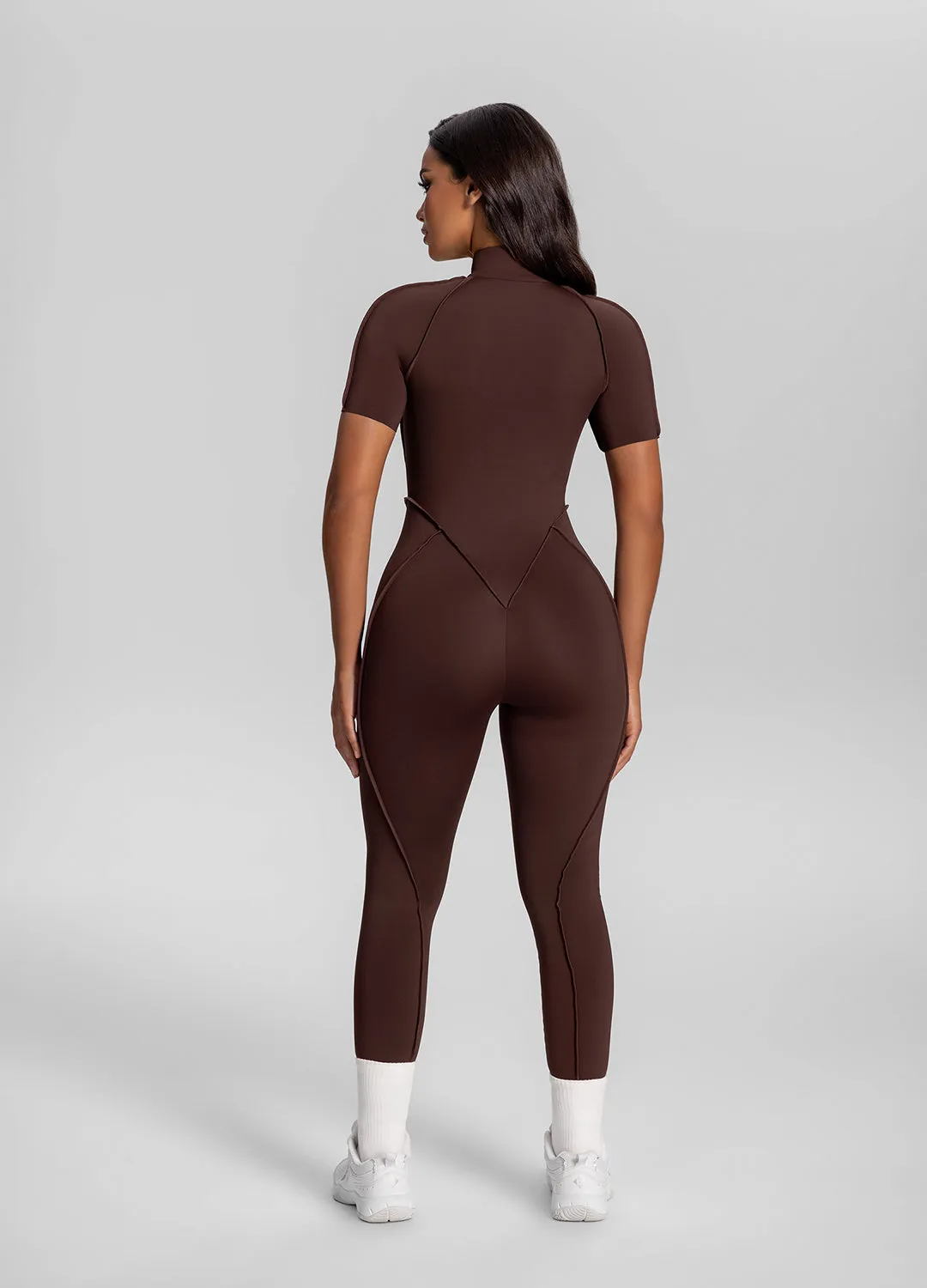 Short Sleeve Closed-Back Catsuit sold by BetterMe product image thumbnail 3