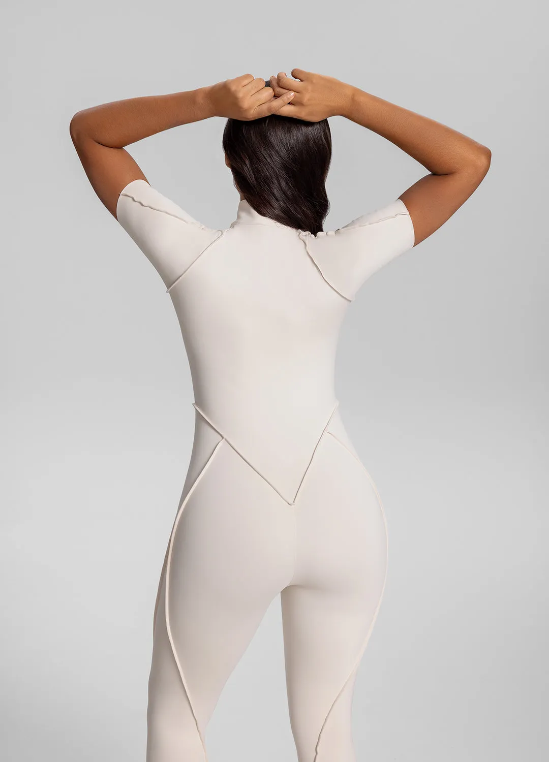 Short Sleeve Closed-Back Catsuit sold by BetterMe product image thumbnail 3
