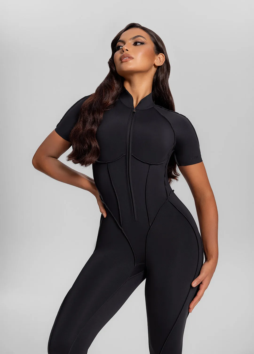 Short Sleeve Closed-Back Catsuit sold by BetterMe product image thumbnail 5