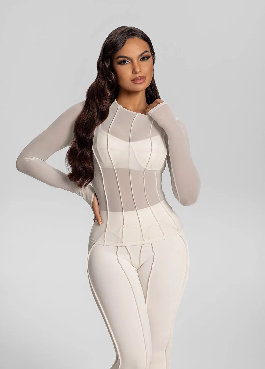 Contoured Long Sleeve Top sold by BetterMe