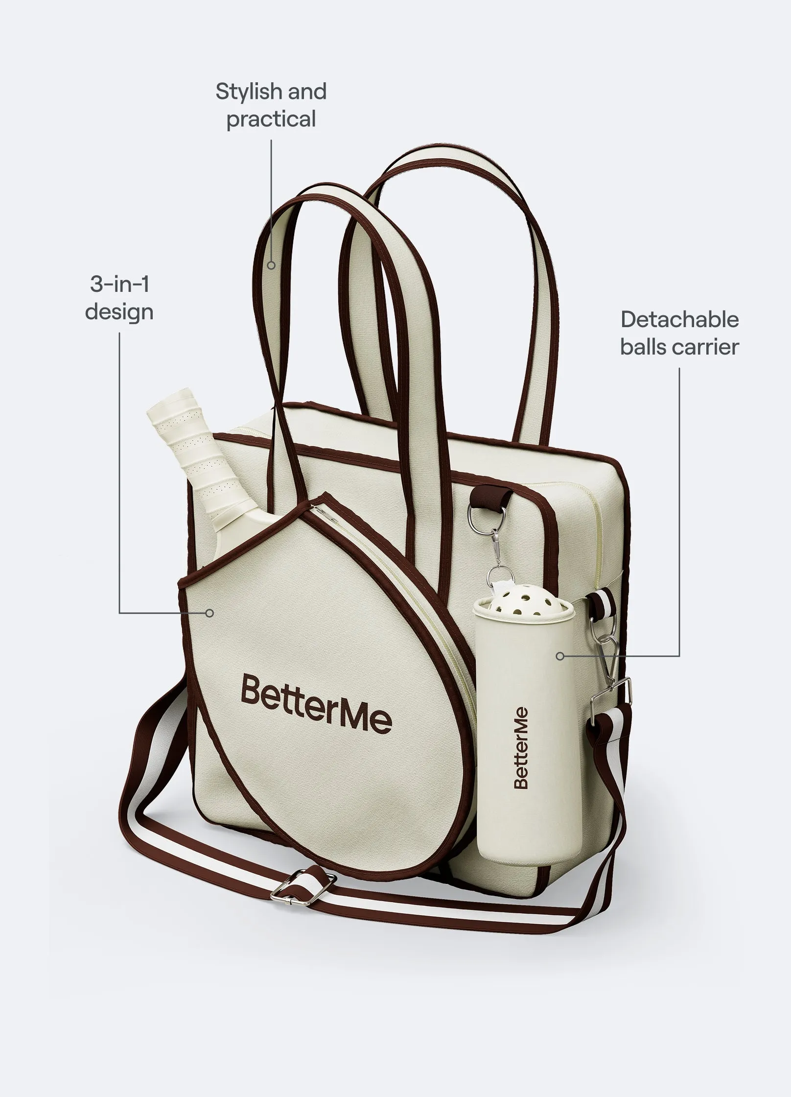 3-in-1 Racket Bag sold by BetterMe product image thumbnail 2
